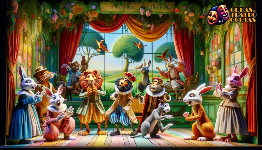 Mucho ruido y pocas nueces Comedia y enredos en una obra de teatro corta
