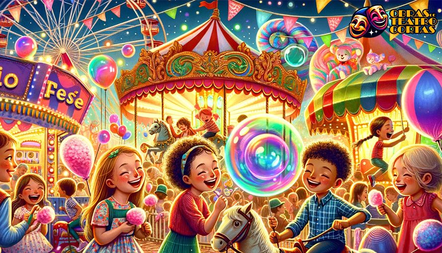 Burbujas y risas: Un día en la feria de los niños 1 burbujas y risas